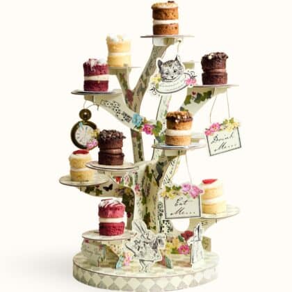 Alice in Wonderland Cardboard Cake Stand
