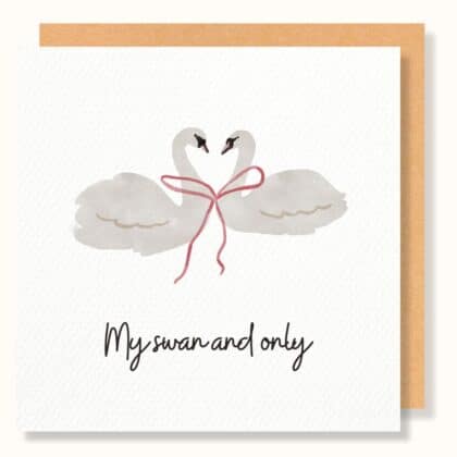Swan and Only Card