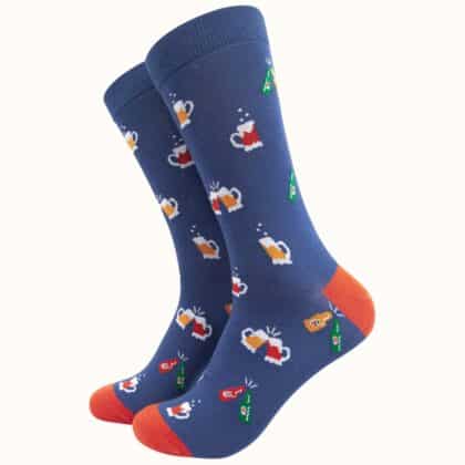 Men's Beers and Cheers Celebration Bamboo Socks