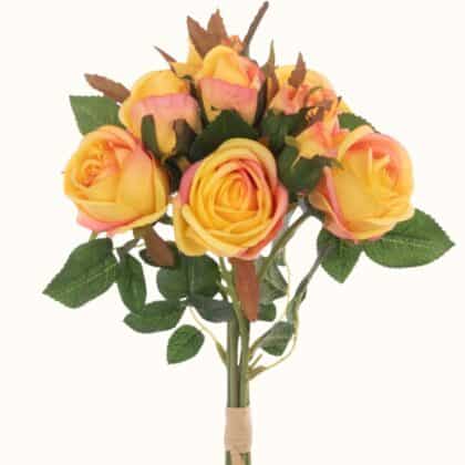 Floralsilk Yellow Rose Bouquet